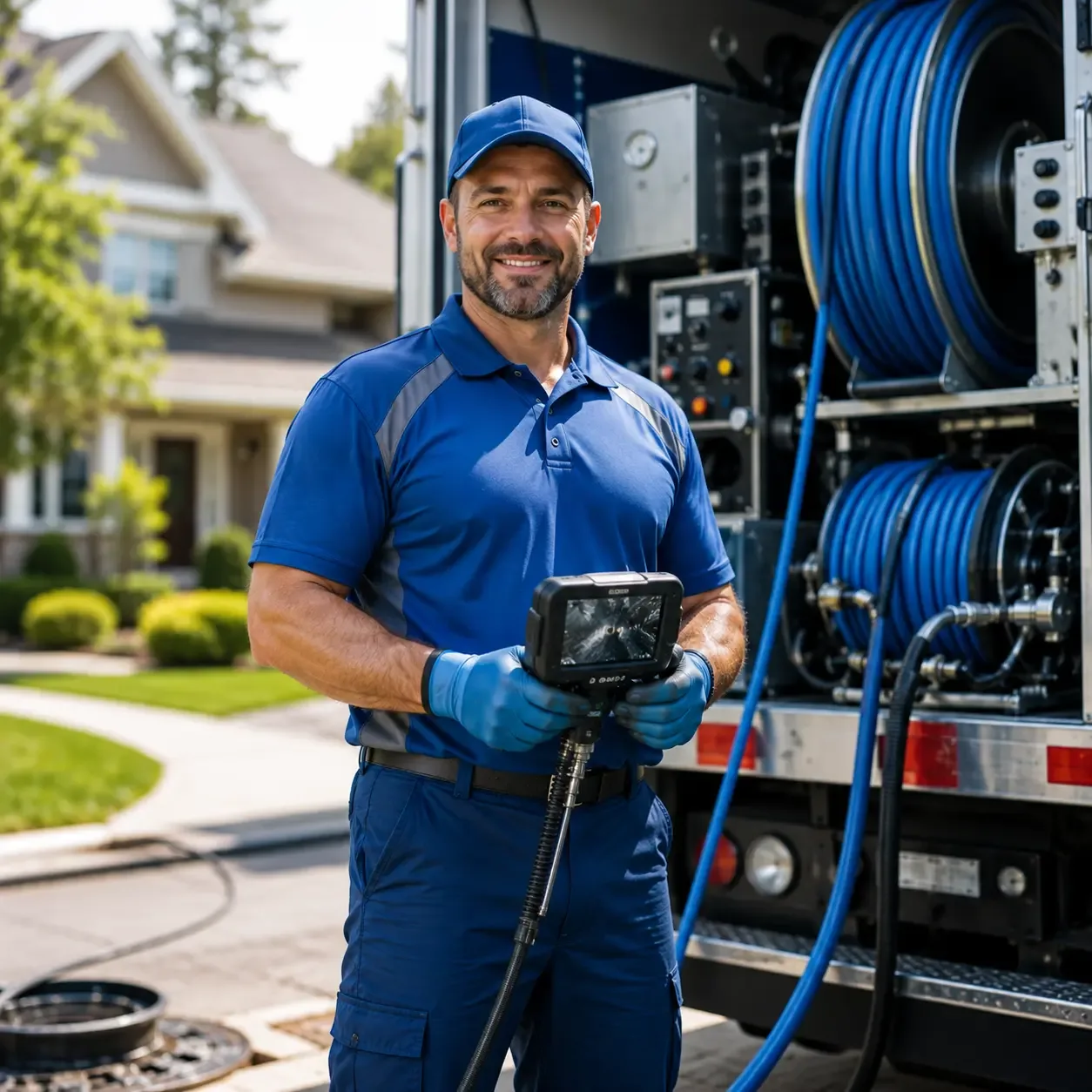 Local outdoor drain cleaning specialists in Muenster, TX